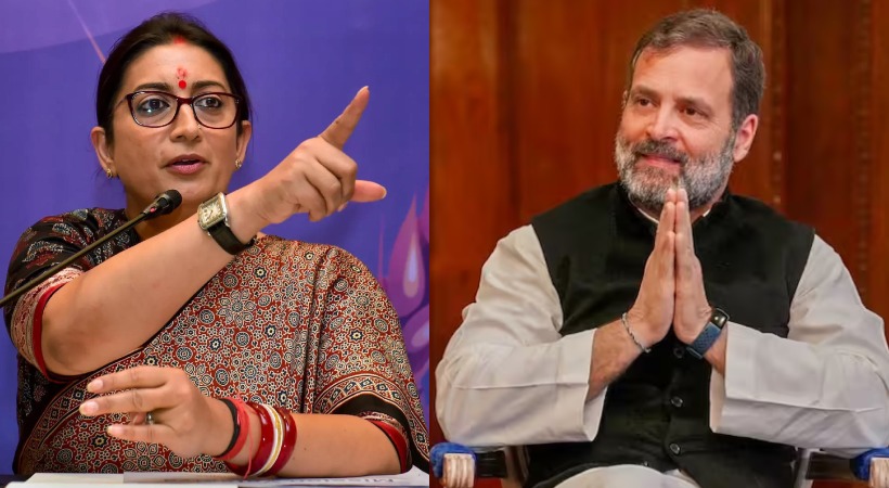 Rahul Gandhi's hate for PM is now hate for India; Smriti Irani