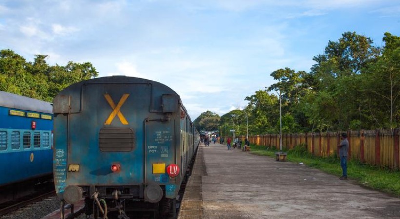 X mark in Trains