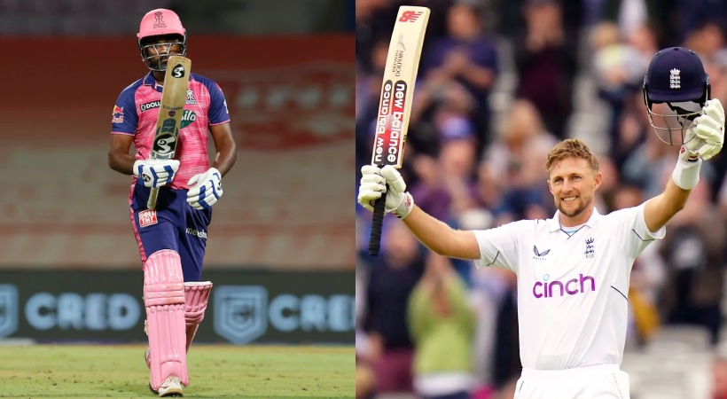 Sanju Samson and Joe Root