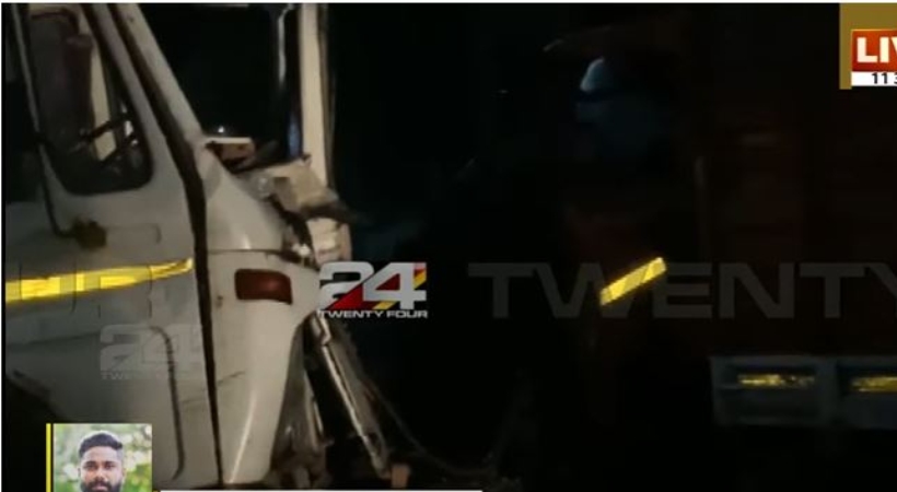 Truck accident on Alappuzha