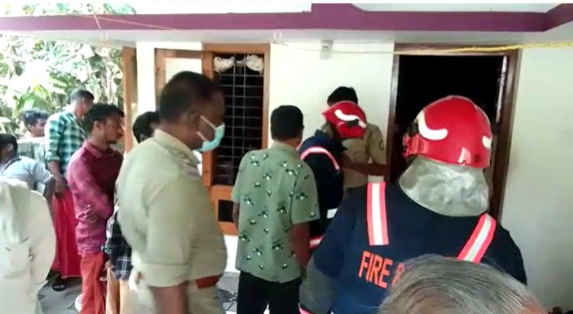 mother and son died of burns inside their house