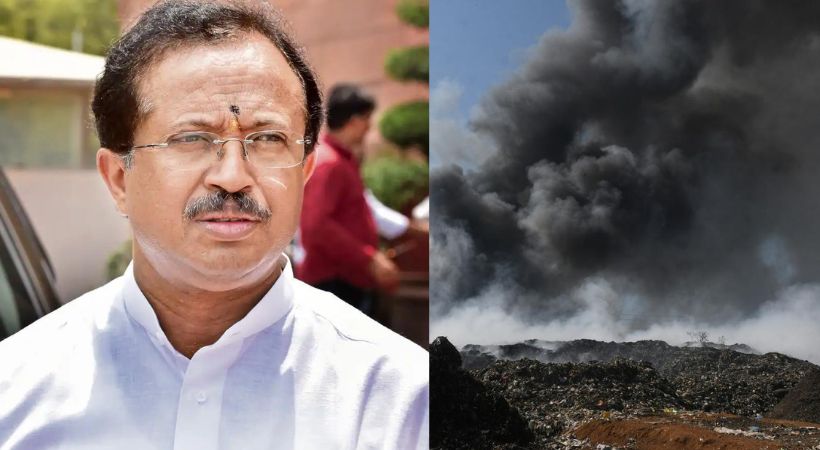 V.Muraleedharan discussion with health minister brahmapuram fire