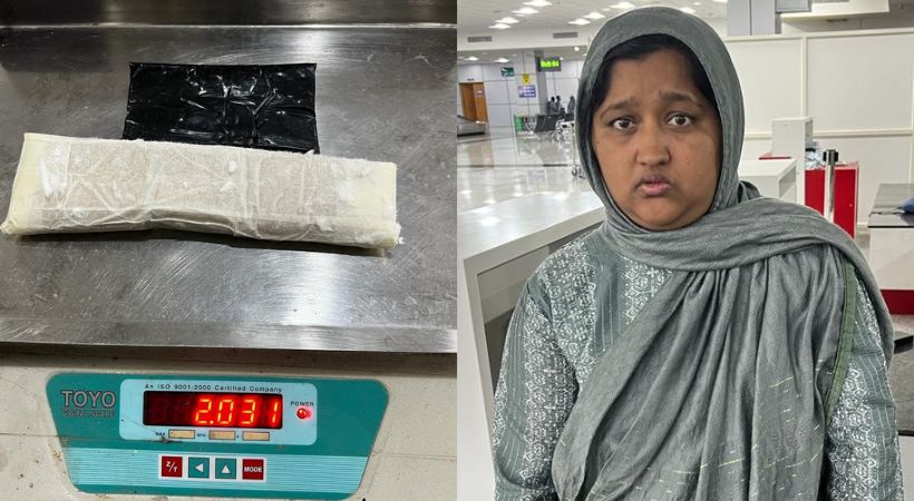 Women arrested karipur airport with gold