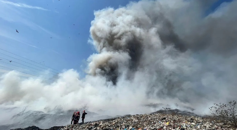 Smoke from brahmapuram plant fire