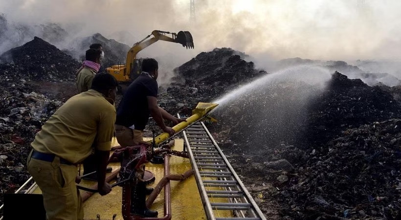 brahmapuram plant fire opposition