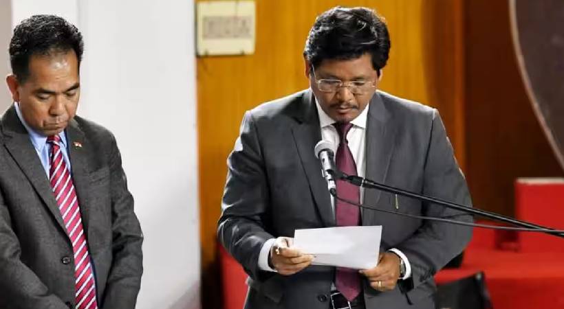 Conrad Sangma takes oath as Meghalaya CM for 2nd term