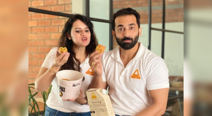Couple quit high paying jobs to sell samosas