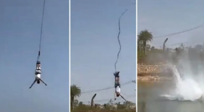 cord breaks during bungee jump