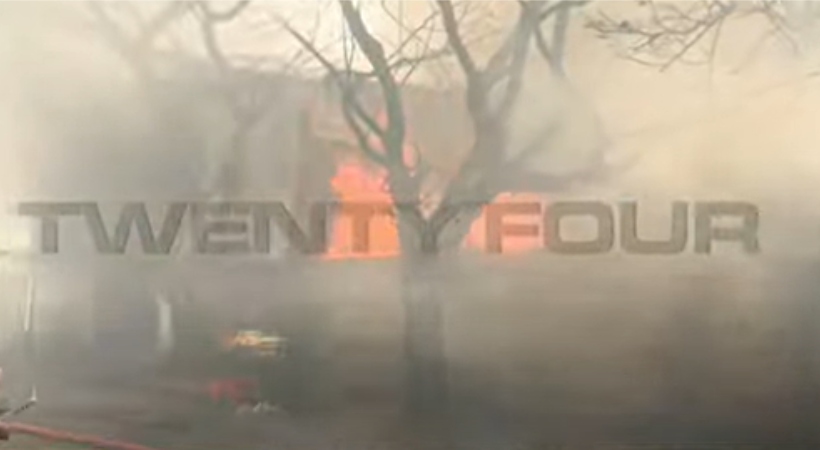 fire broke out in event management warehouse in thrissur