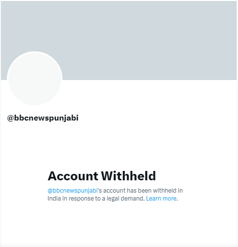 BBC Punjabi Twitter account