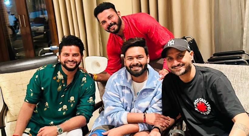 sreesanth harbhajan raina rishabh