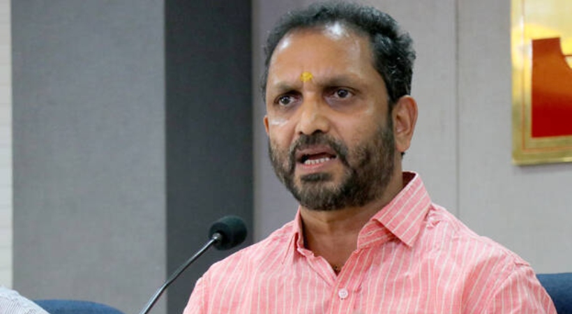 K surendran against ldf government on brahmapuram fire