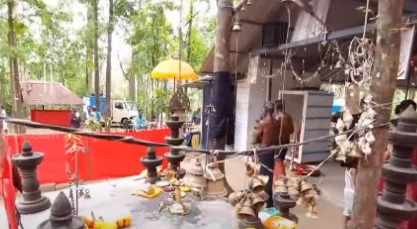 kottamala temple donated festival fund money to patients