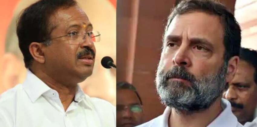 v muraleedharan against rahul gandhi