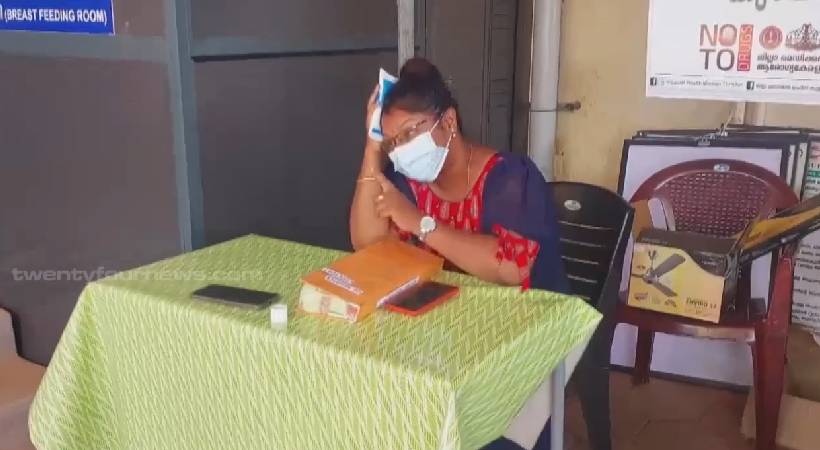 ceiling fan collapsed down lady doctor injured