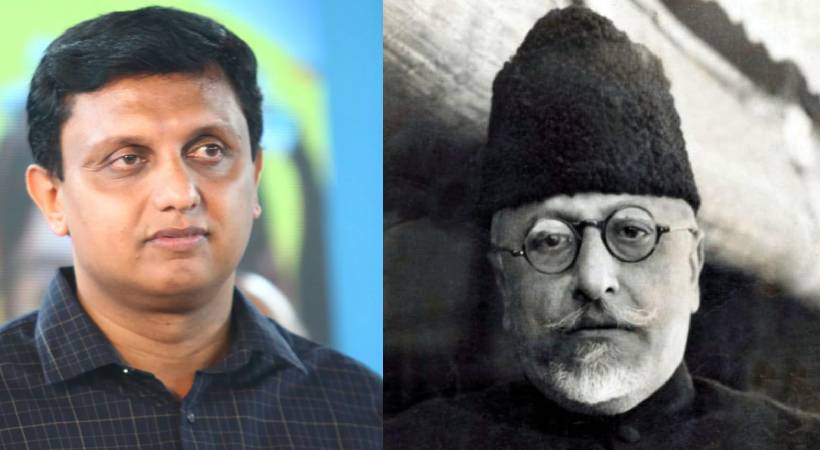 pa muhammed riyas against NCERT eliminating maulana azad