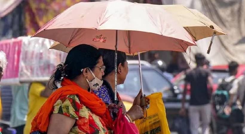 chances of high temperature in 6 districts