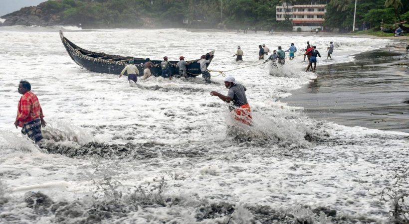 Chance of high waves on Kerala coast today