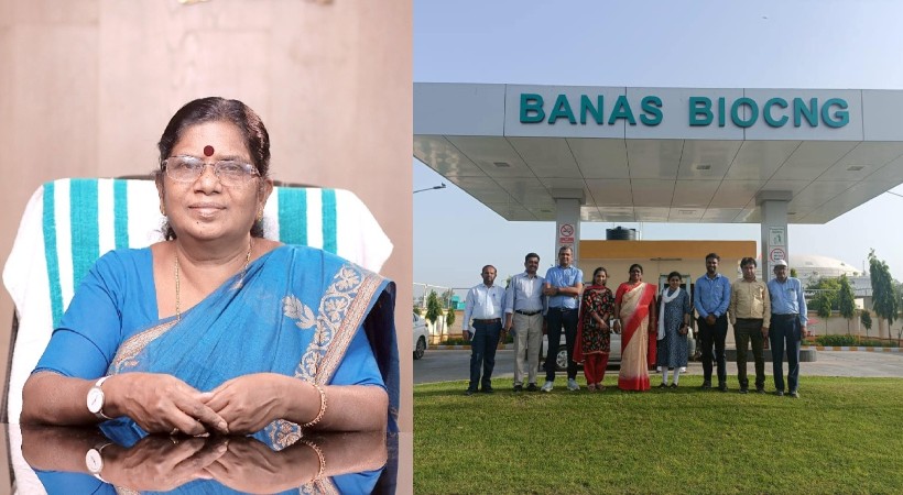 Chinchurani shared pictures of a dairy plant in Gujarat