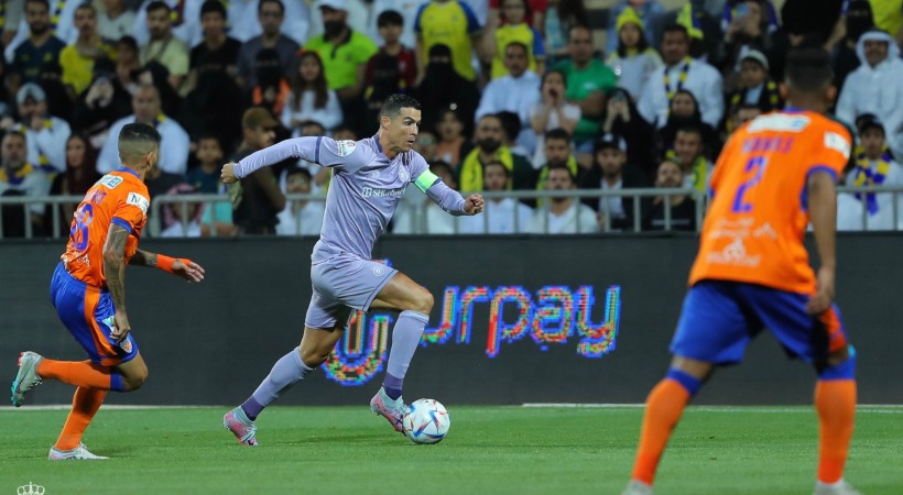 Cristiano Ronaldo fo Al nassar against Al Feiha