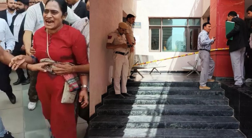 Firing at Delhi's Saket court