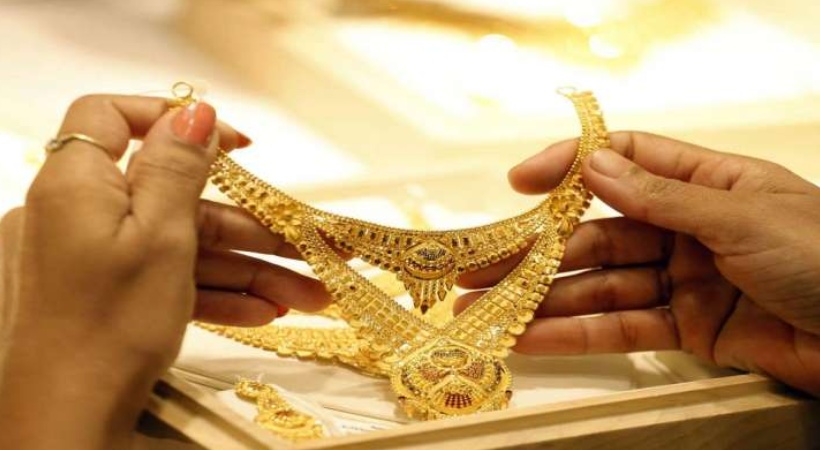 Gold ornament
