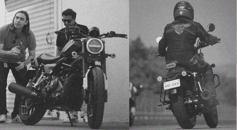 First pictures of Hero-Harley Bike