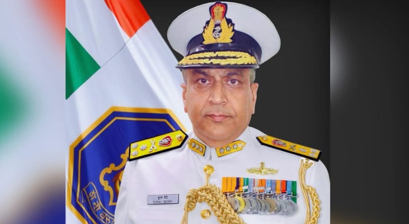 Suraj Berry Assumes Charge As Indian Navy's New Chief Of Personnel