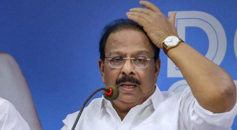 Complaint to DGP against ASI who abused K Sudhakaran through social media