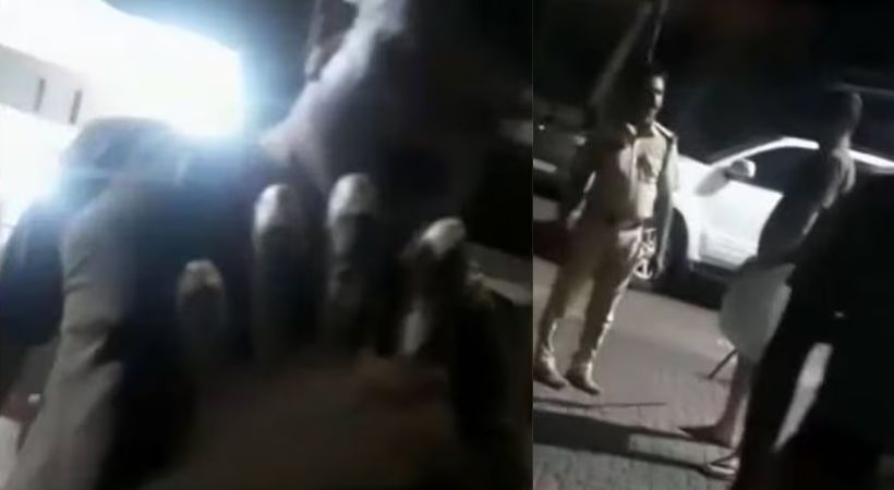 Bailable sections charged against Dharmadam SHO who assaulted woman