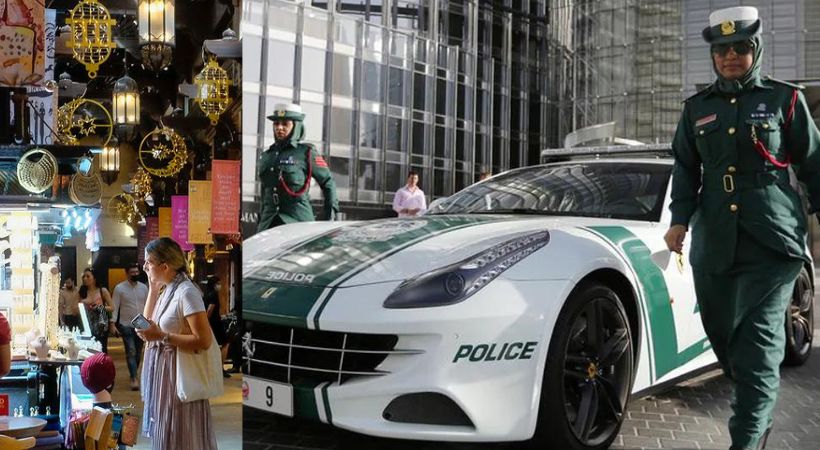 Dubai police security for Eid al-Fitr celebrations