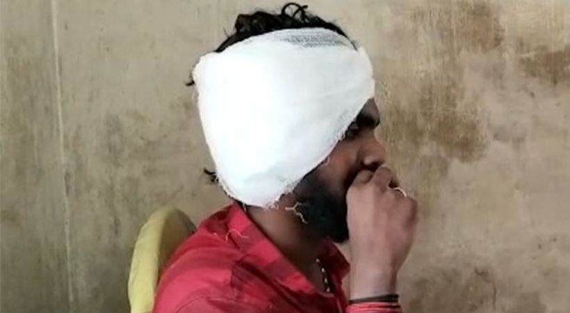 young man's ear was smashed by police Complaint kollam