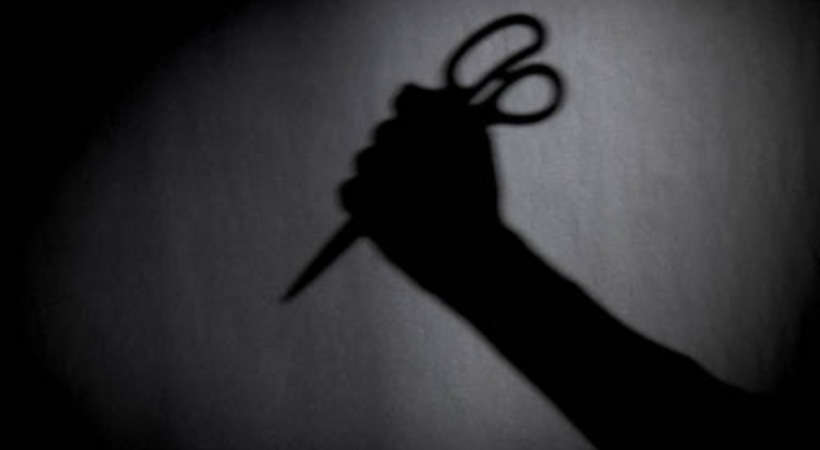 Man attacked wife's boyfriend with scissors