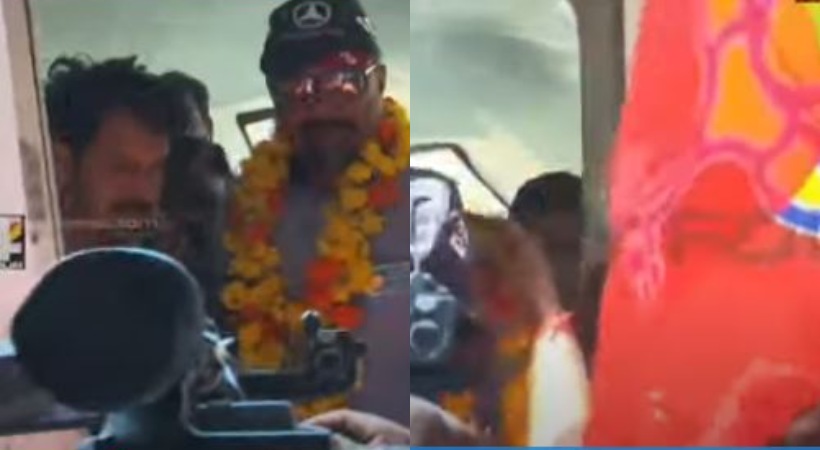 BJP welcomes vande Bharat express Palakkad