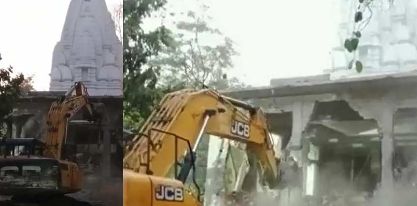 Bulldozer At Indore Temple After 36 Deaths, Crackdown On Illegal Structure