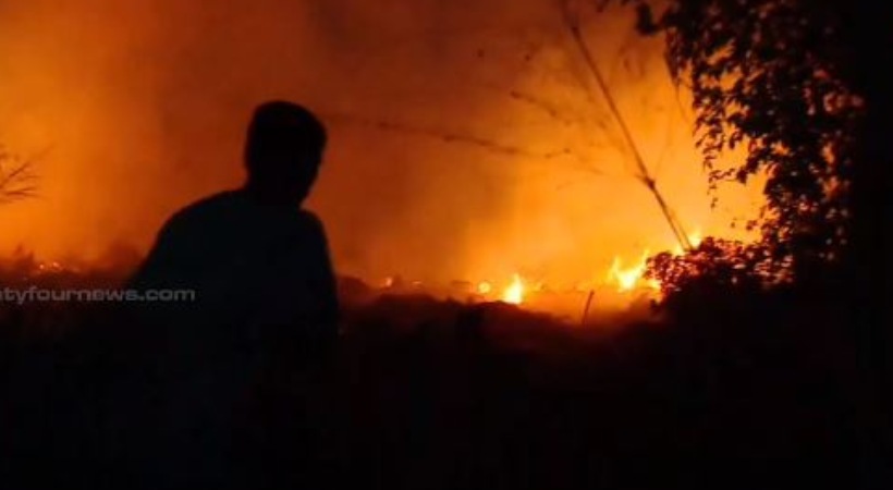 Fire accident at Ernakulam Thevara