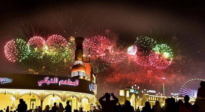 Eid Al Fitr fireworks in Abu Dhabi and Dubai