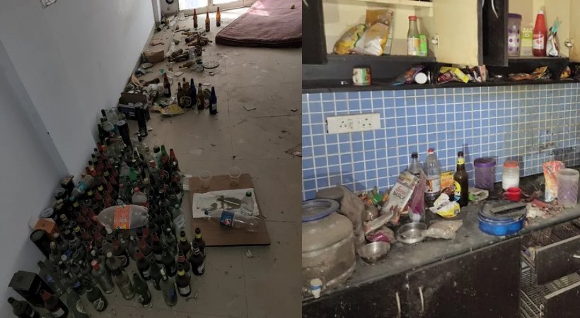 Landlord Rents Out Flat To Educated Bachelor, Shocked To See Condition After He Left