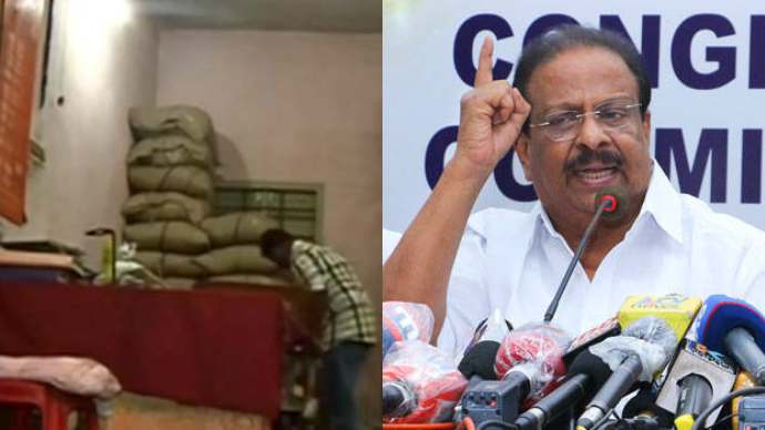 k sudhakaran congress black day may 2