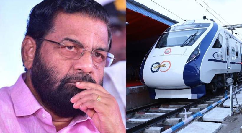 Kadakampally Surendran over Vande Bharat train Kerala