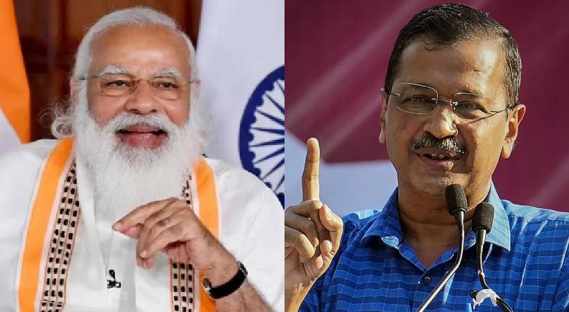 Arvind Kejriwal against Narendra Modi