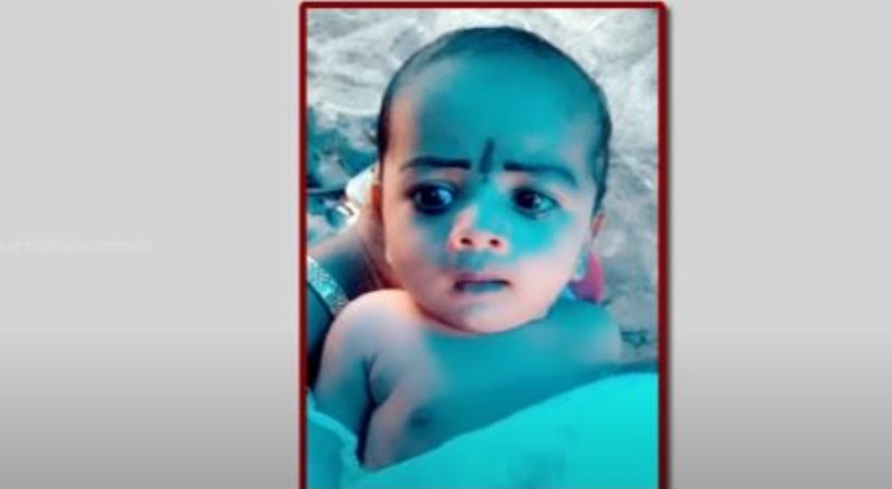 Baby fell into the bucket of water while playing died