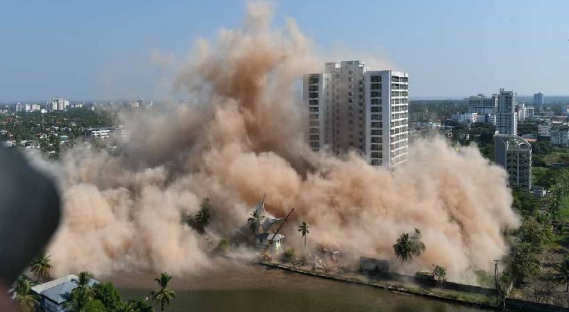 Maradu Flat Demolition report submitted to Green Tribunal
