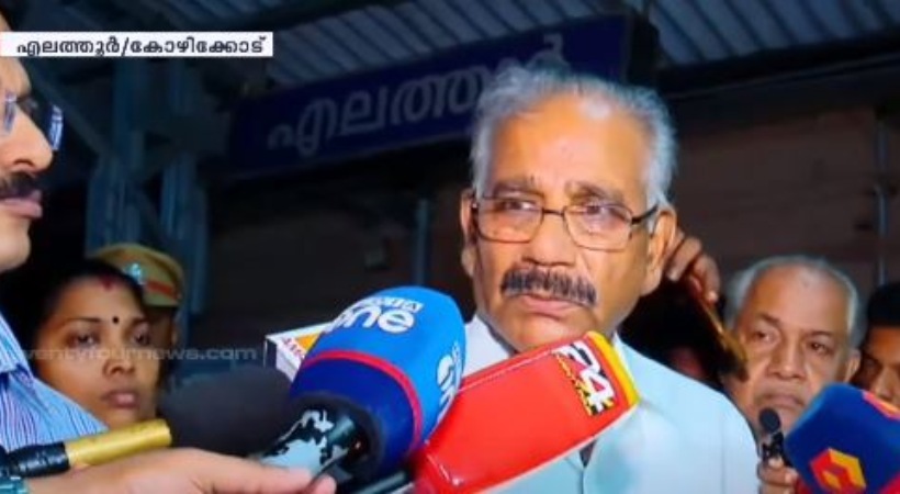 Minister A K saseendran on Elathur train fire attack