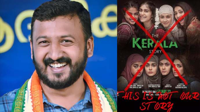 rahul mamkoottathil against the kerala story