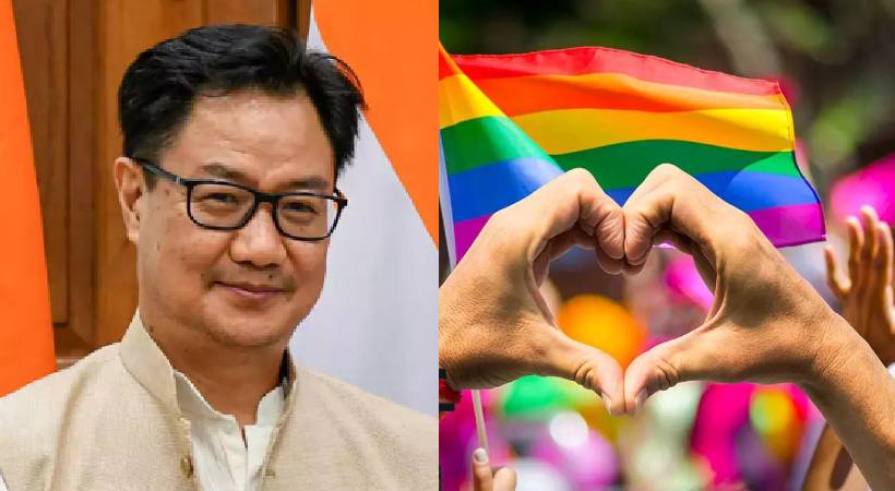 Kiran Rijiju against same sex marriage petitions