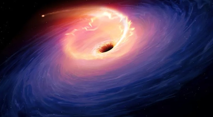 Scary Barbie a black hole slaughtering a star
