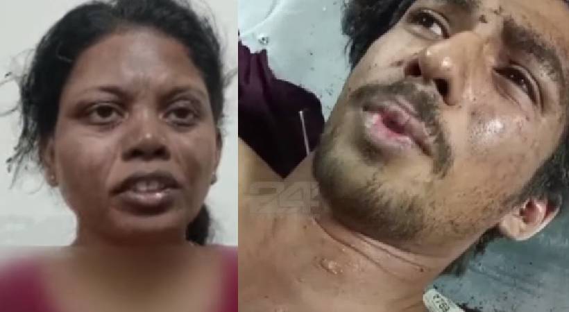 Passengers response fire in train Kozhikode