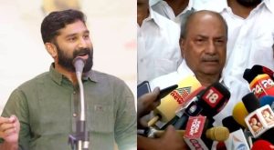 V T balram facebook post on A K antony