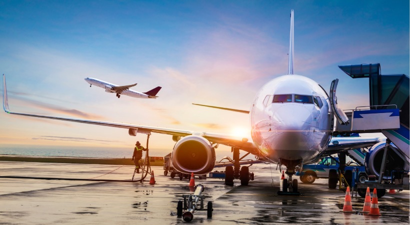 Image of Aeroplane at Airport